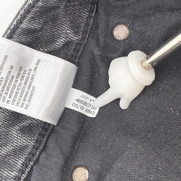 American Eagle Original Straight Jeans Mens 31x30 Black Ne(x)t Level Flex 1676 - Picture 15 of 16